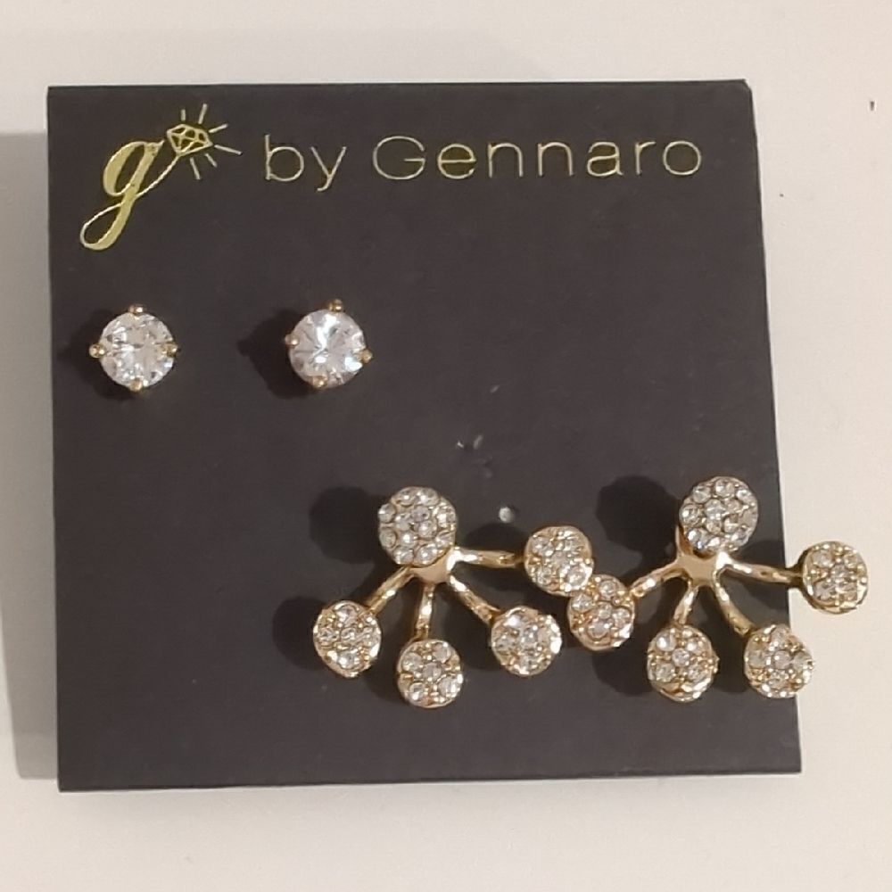 Gold Earrings Set